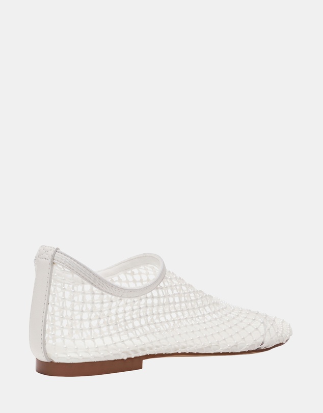 Steve Madden - Mino-P Off White Pearl Flats