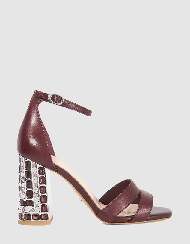 Dune London - Majestical - Burgundy