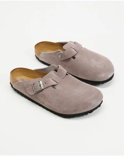 Birkenstock - Boston SFB Suede Leather Regular