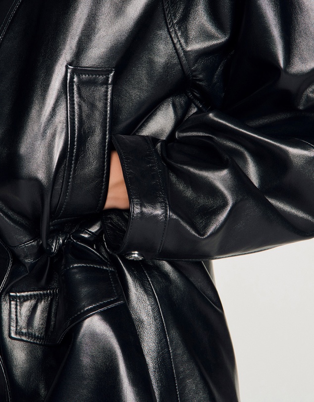 Sandro - Ashley Leather Jacket