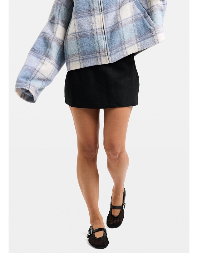Subtitled - Ella Linen Mini Skirt