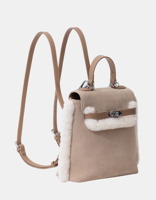 EVERAU - Australian Shepherd Ugg Kenny Bag Cow Suede Upper Bags