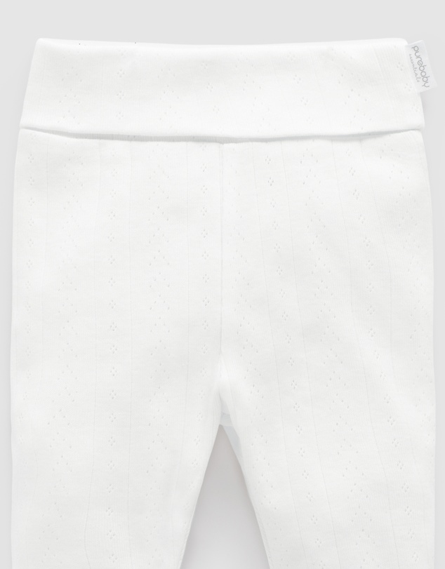 Purebaby - Ess Pointelle Legging-Babies