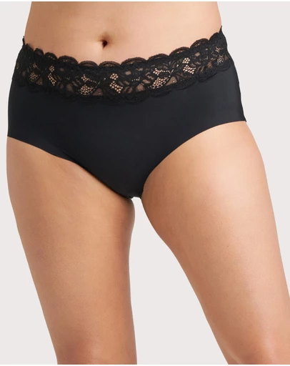 Ava & Audrey  - Ava & Audrey Tilly Microfibre & Lace Full Brief