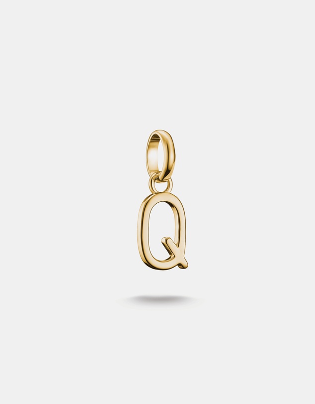THOMAS SABO - THOMAS SABO Connect Charm letter Q Gold