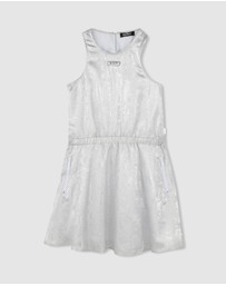 DKNY - Logo Badge Mini Dress - Kids-Teens