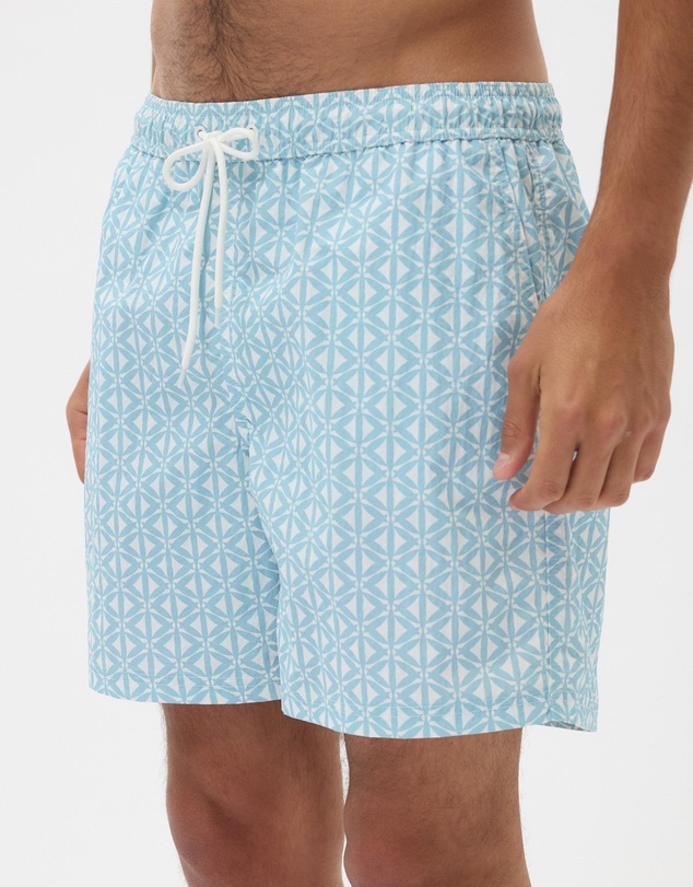 AERE - Geo Print Swim Shorts