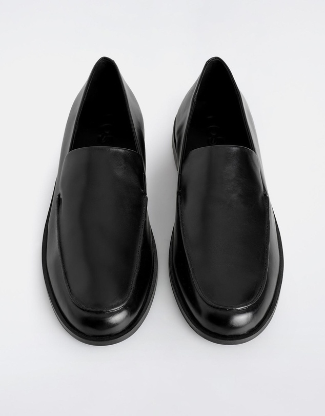 COS - Polished-Leather Loafers - Men's