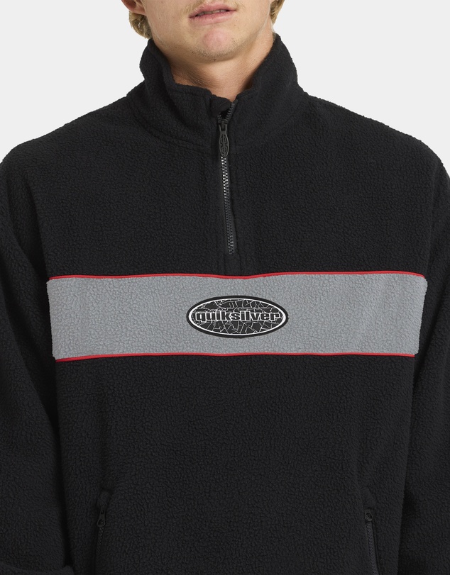 Quiksilver - Mens Mercury Panel 1/4 Zip Fleece Jumper