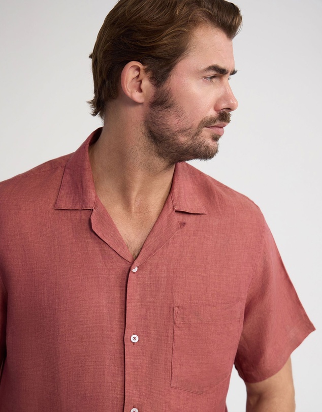 Oxford - Griffin Delave Linen Short Sleeve Shirt
