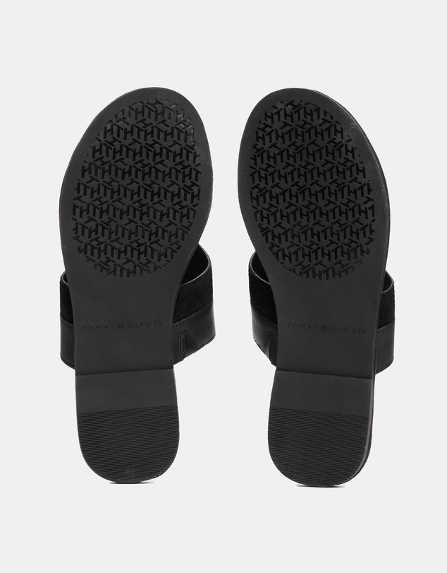 Tommy Hilfiger - Mixed Leather Thongs - Women's