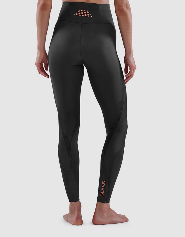 SKINS - SKINS Compression Women's Series-5 Activewear Long Tights Skyscraper Black
