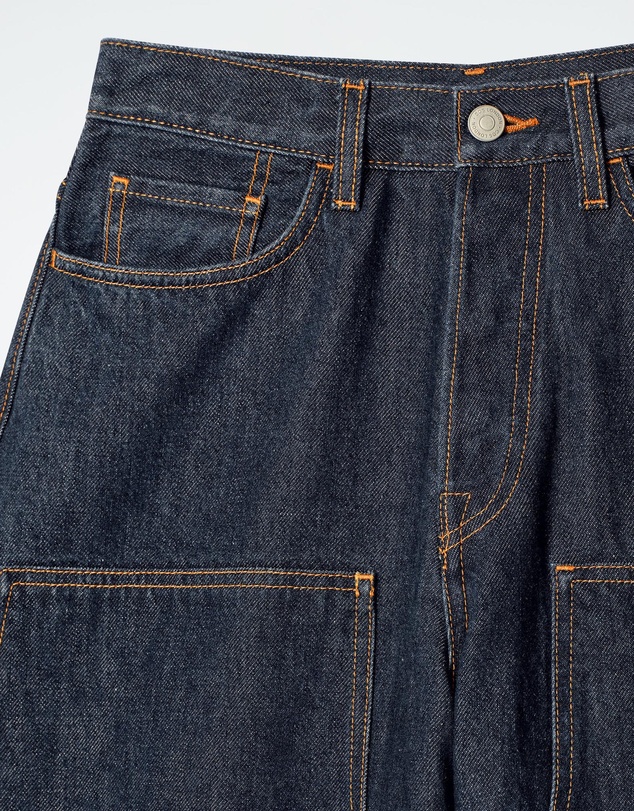 COS - Western Barrel-Leg Raw Denim Trousers