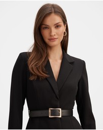 Forever New - Fallon Lined Blazer 2 in 1 Lace Dress