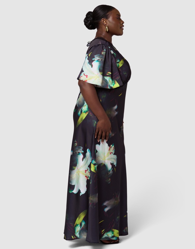 Pink Dusk by Curve Project - Electric Vibe Maxi Dress