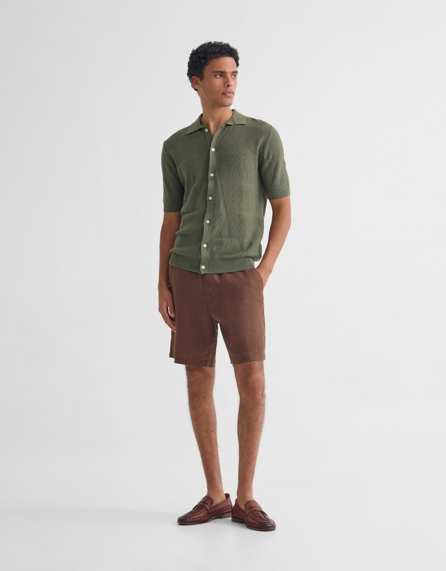 Oxford - Jack Knitted Button Up Shirt