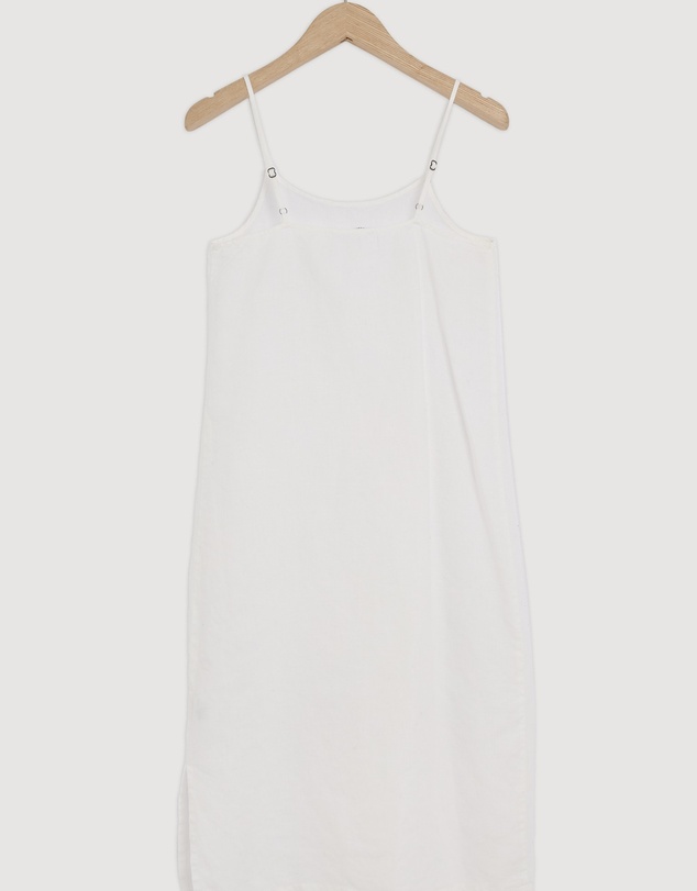 Revibe - Repaired Assembly Label Linen Slip Dress