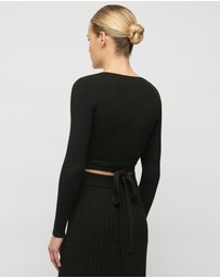 FRIEND of AUDREY - Cassia Multi-Wrap Knit Top