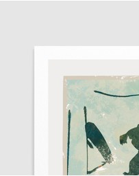 Olive et Oriel - Lacgeret Simple No61 by Treechild Art Print