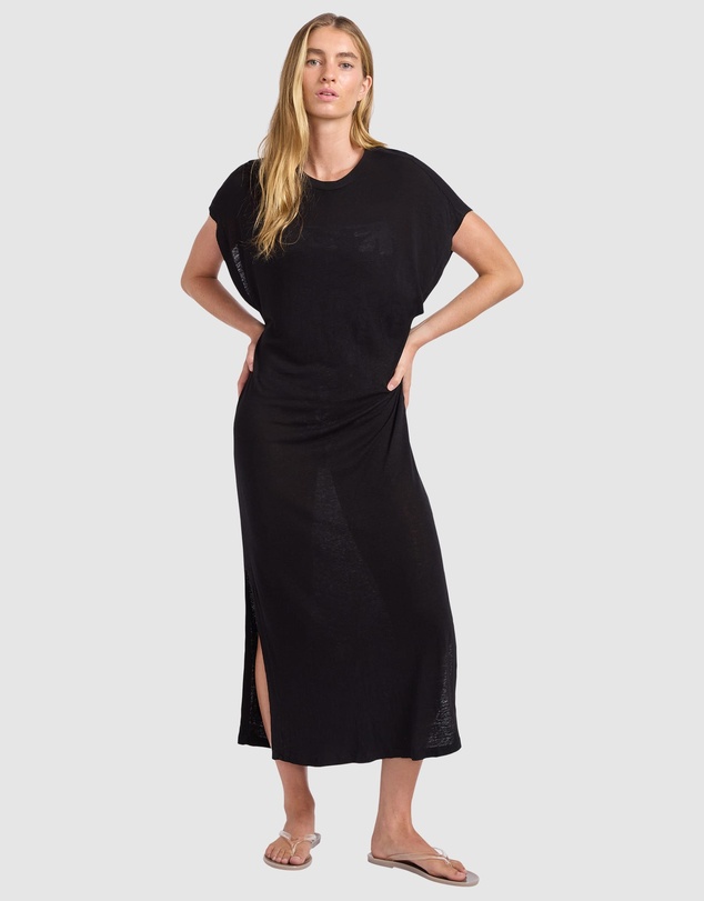 Seafolly - Slub Linen Batwing T-Shirt Dress