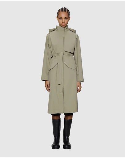 RAINS - Suva Hardshell W Coat Beige