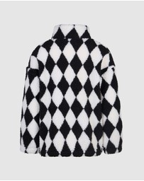 Rock Your Kid - Harlequin Sherpa Sweater