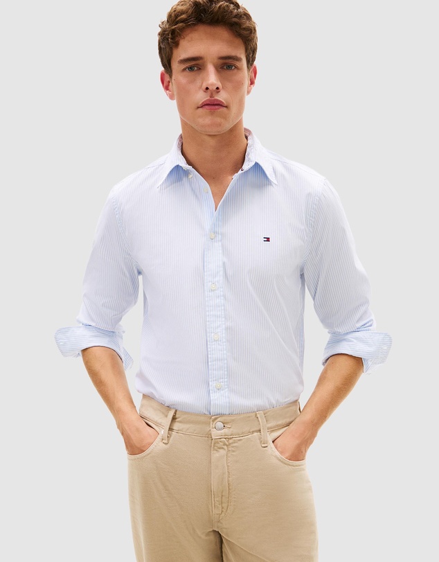 Tommy Hilfiger - TH Flex Regular Fit Stripe Shirt