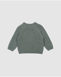 Bebe by Minihaha - Otto Proud Puppy Organic Knitted Jumper - Babies