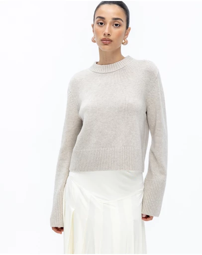 Minima Esenciales - Talen Merino Wool Cashmere Blend Jumper