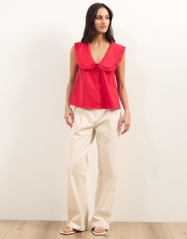 Atmos&Here - Sable Linen Blend Top