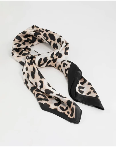 Lovisa - Leopard Fabric Satin Scarf