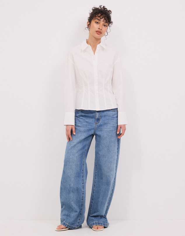 Calli - Hailey Pin Tuck Shirt