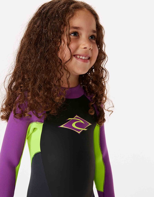Rip Curl - Groms Omega 3/2mm Full Length Back Zip Wetsuit Steamer