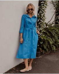 ALEXANDRA - Thiago Dress Blue Teal