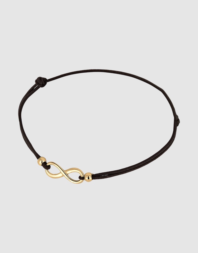 Elli Jewelry - Bracelet Infinity 925 Sterling Silver Gold-Plated