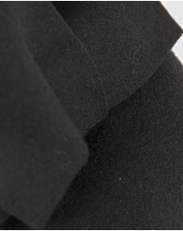Max Alexander - Winter Black Felt Pillbox with Bow