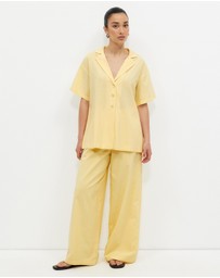 Calli - Karina Oversized Collared Shirt
