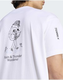 adidas Performance - TERREX WANDERER GRAPHIC T-SHIRT Mens