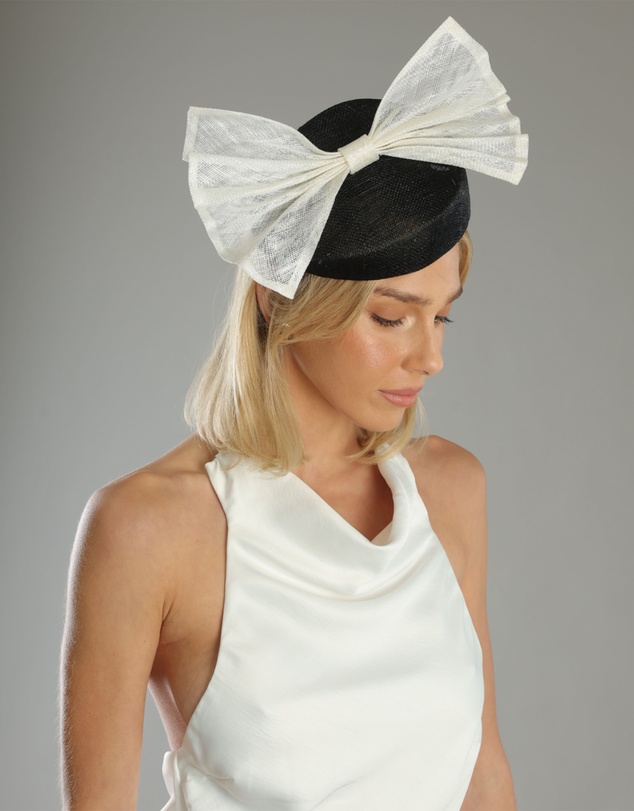 Morgan & Taylor - Patricia Fascinator in Black