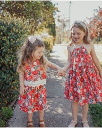 WITH LOVE FOR KIDS - Cotton Muslin Dress - Babies - Kids