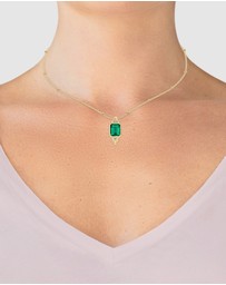 Elli Jewelry - Necklace Choker Ball Chain Quartz Gemstone 925 Silver Gold Plated