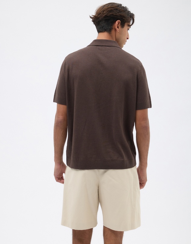 AERE - Linen Blend Knit Shirt