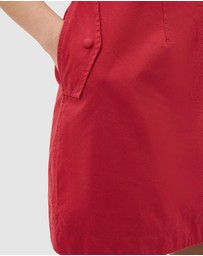 Oroton - Stitch Detail Mini Dress
