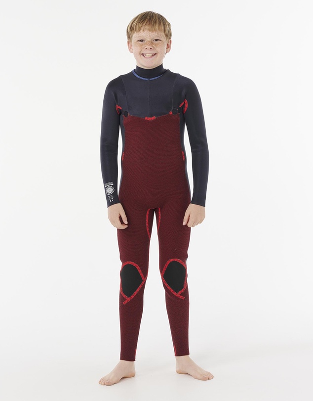 Rip Curl - Kids Dawn Patrol 4/3 Chest Zip Steamer