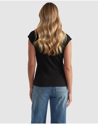 Decjuba - Carla Metal Detail Wrap Top