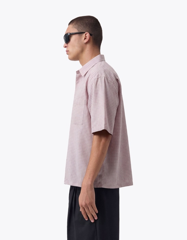 Zanerobe - Box Crop Shirt Pink Plaid