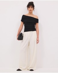 Calli - Aurelia Off Shoulder Mesh Top