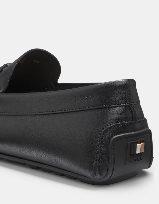 BOSS - Noel Leather Driver Moccasins - Men's