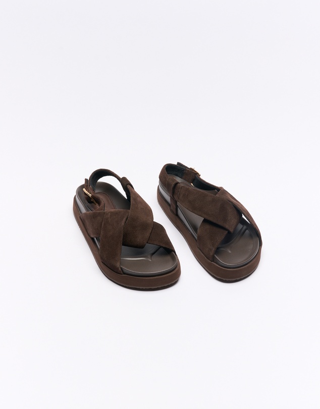 Walnut Melbourne - Mya Leather Sandal