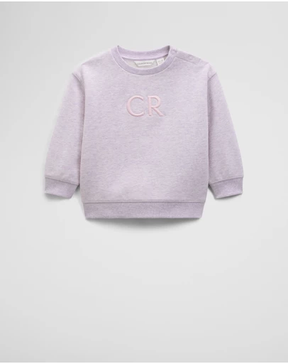 Country Road - Oversized Australian Cotton Cr Logo Sweat